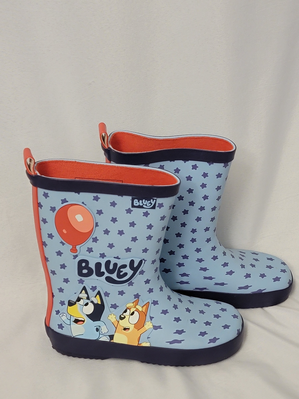 Bluey Light Blue Kids Rain Boots Size 11-12
